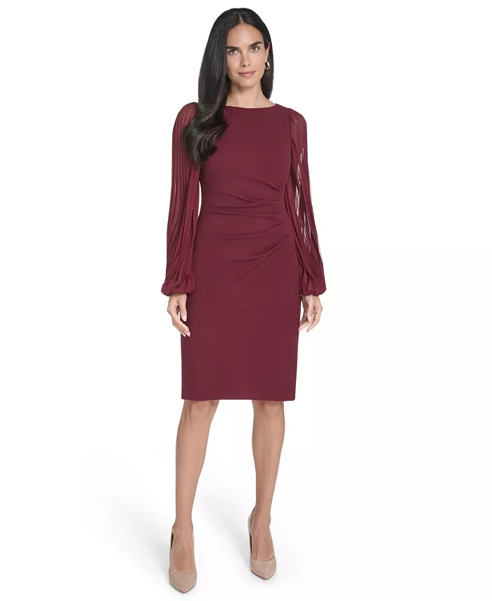 Платье Petite с длинными рукавами и сборками по бокам Jessica Howard
Платье Petite с длинными рукавами и сборками по бокам Jessica Howard