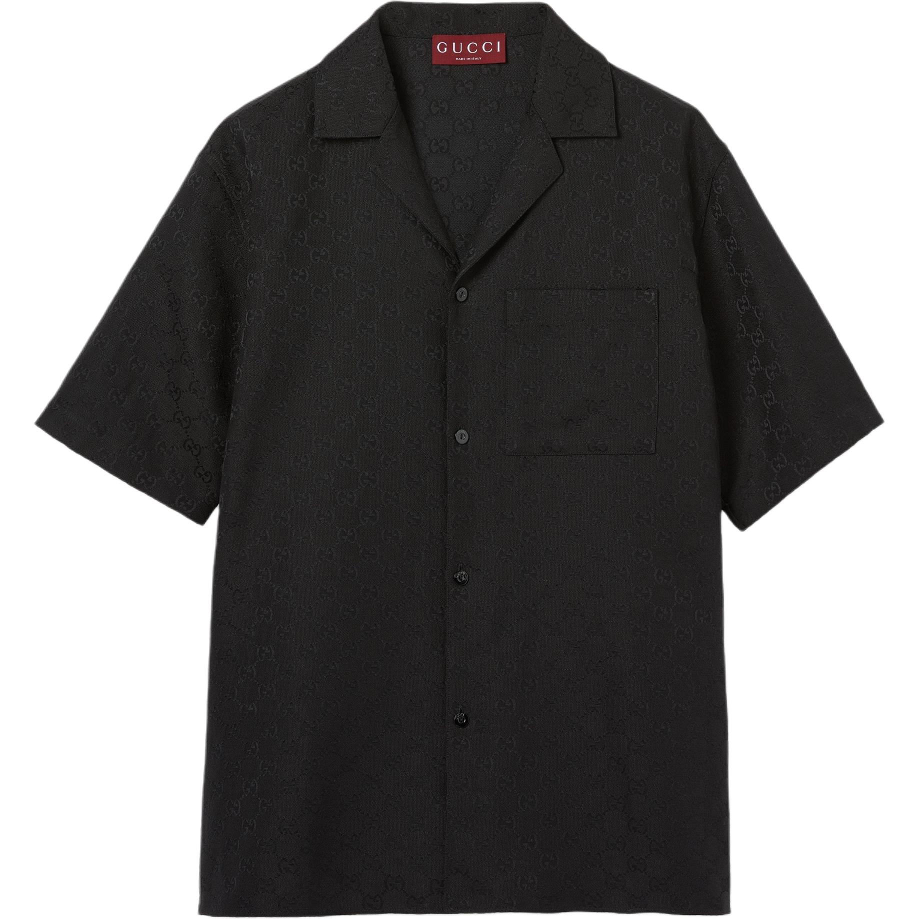 Рубашка Gg Canvas Linen Blend в стиле боулинг GUCCI, черный
Рубашка Gg Canvas Linen Blend в стиле боулинг GUCCI, черный