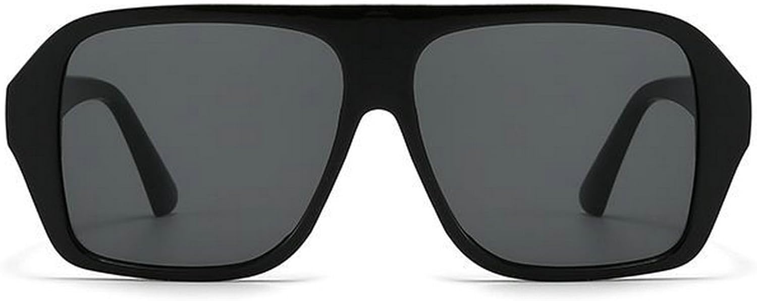 Ретро квадратные солнцезащитные очки для женщин, очки-пилот, модные черные солнцезащитные очки с защитой от УФ-излучения UV400, мужские солнцезащитные очки в стиле панк mincl, Black
Ретро квадратные солнцезащитные очки для женщин, очки-пилот, модные черные солнцезащитные очки с защитой от УФ-излучения UV400, мужские солнцезащитные очки в стиле панк mincl, Black