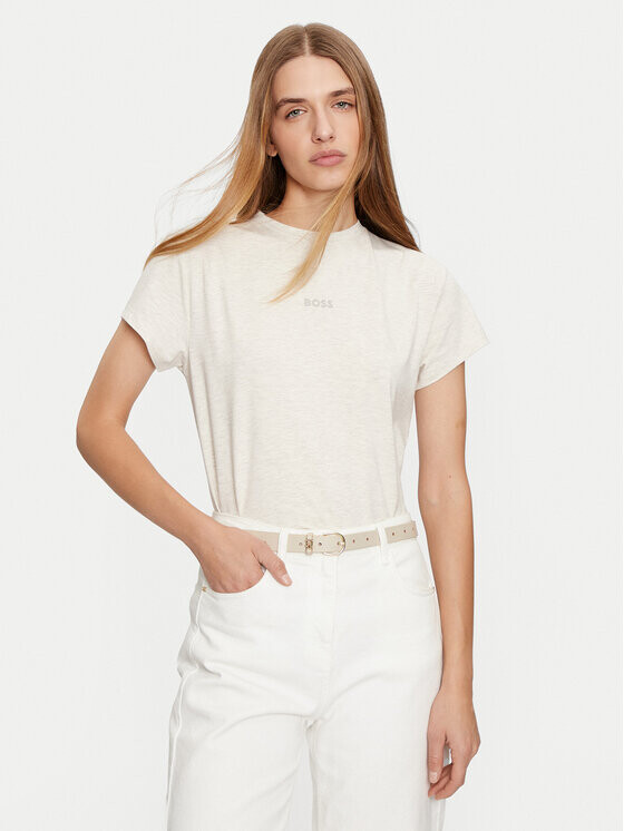 Футболка стандартного кроя Boss, экрю
Футболка стандартного кроя Boss, экрю