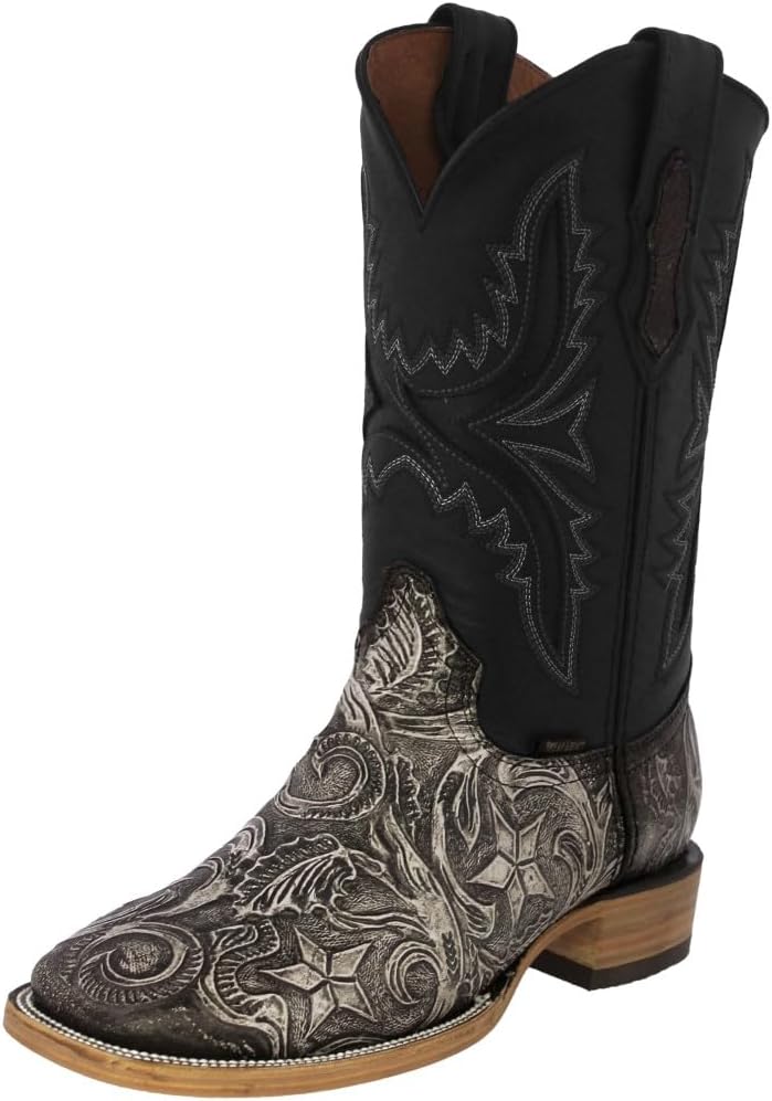 Мужские натуральные ковбойские сапоги Texas Legacy с вручную отделанной кожей, звезда рейнджера, квадратный носок, Natural
Мужские натуральные ковбойские сапоги Texas Legacy с вручную отделанной кожей, звезда рейнджера, квадратный носок, Natural