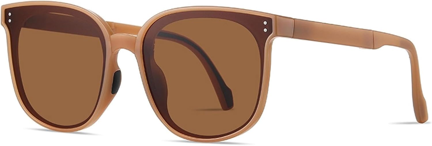 Женские складные солнцезащитные очки, мужские солнцезащитные очки с поляризованной оправой UV400, для кемпинга, вождения, пляжа, вечеринок, защиты от солнца VFDHN, Matte Brown Tea
Женские складные солнцезащитные очки, мужские солнцезащитные очки с поляризованной оправой UV400, для кемпинга, вождения, пляжа, вечеринок, защиты от солнца VFDHN, Matte Brown Tea