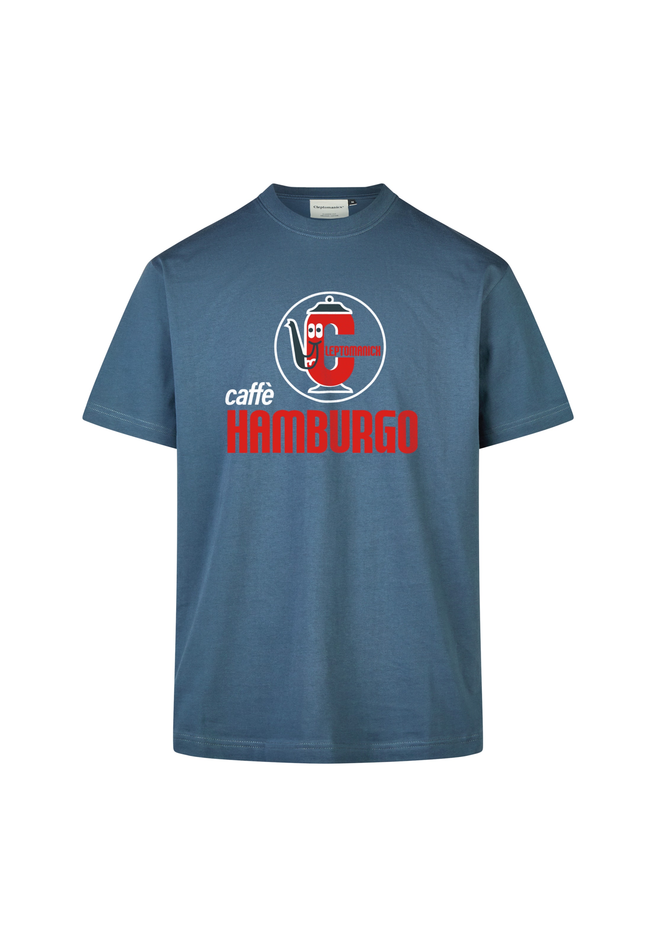 Cleptomanicx Футболка 'Hamburgo' в синем цвете
Cleptomanicx Футболка 'Hamburgo' в синем цвете