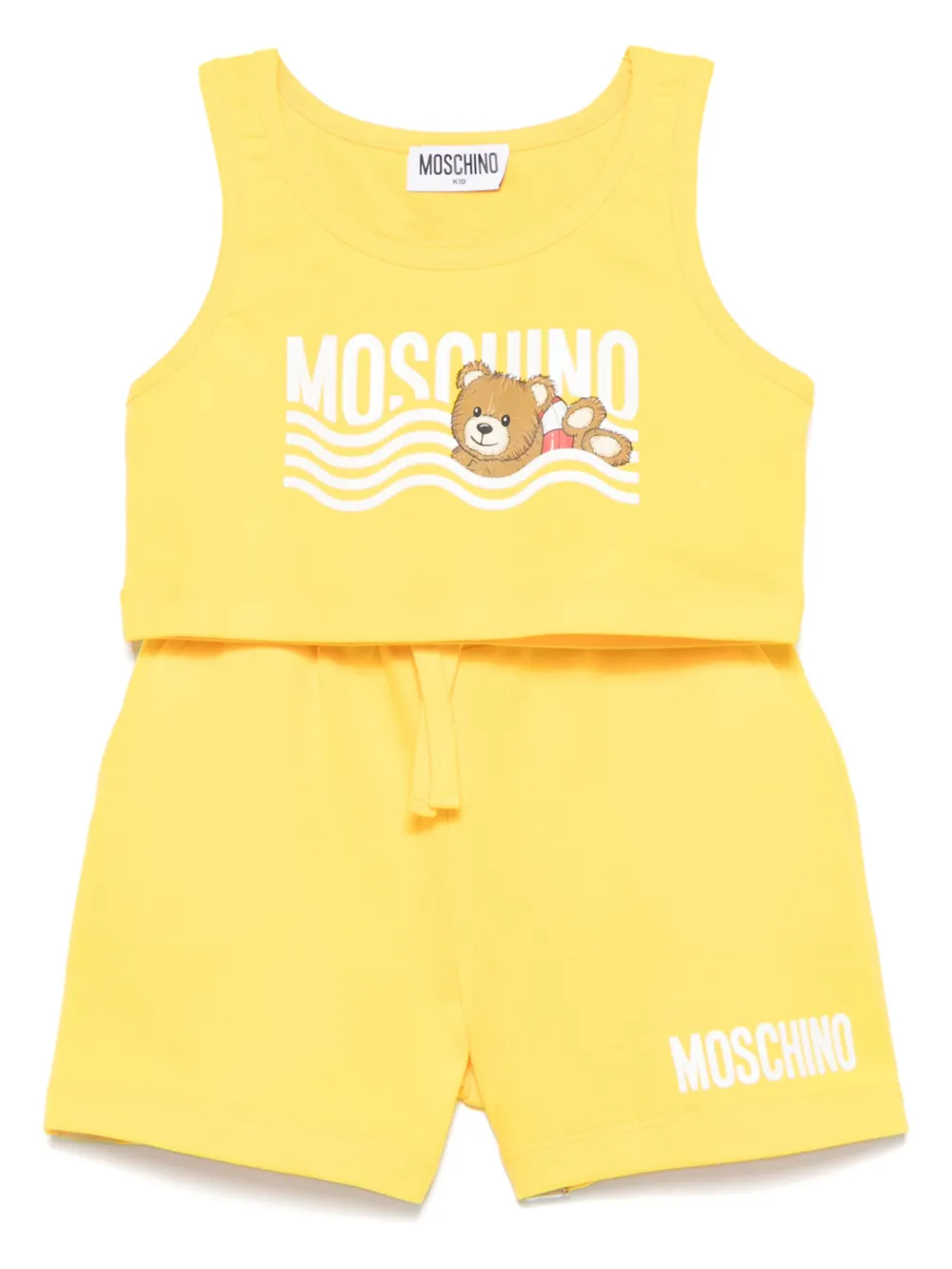 Шорты с логотипом Moschino Kids, желтый
Шорты с логотипом Moschino Kids, желтый