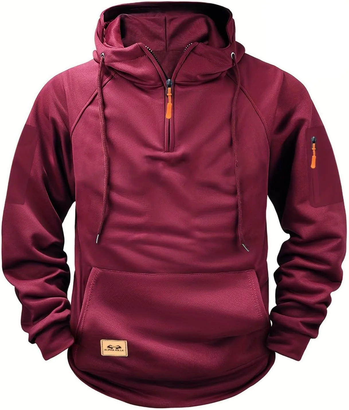 Толстовка с капюшоном Quarter Zip, тактильная, оверсайз, с карманами на молнии OTSANT
Толстовка с капюшоном Quarter Zip, тактильная, оверсайз, с карманами на молнии OTSANT