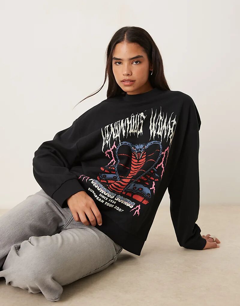 Толстовка оверсайз ASOS DESIGN с принтом змеи и скалы черного цвета, Черный, Толстовка оверсайз ASOS DESIGN с принтом змеи и скалы черного цвета
Толстовка оверсайз ASOS DESIGN с принтом змеи и скалы черного цвета, Черный, Толстовка оверсайз ASOS DESIGN с принтом змеи и скалы черного цвета