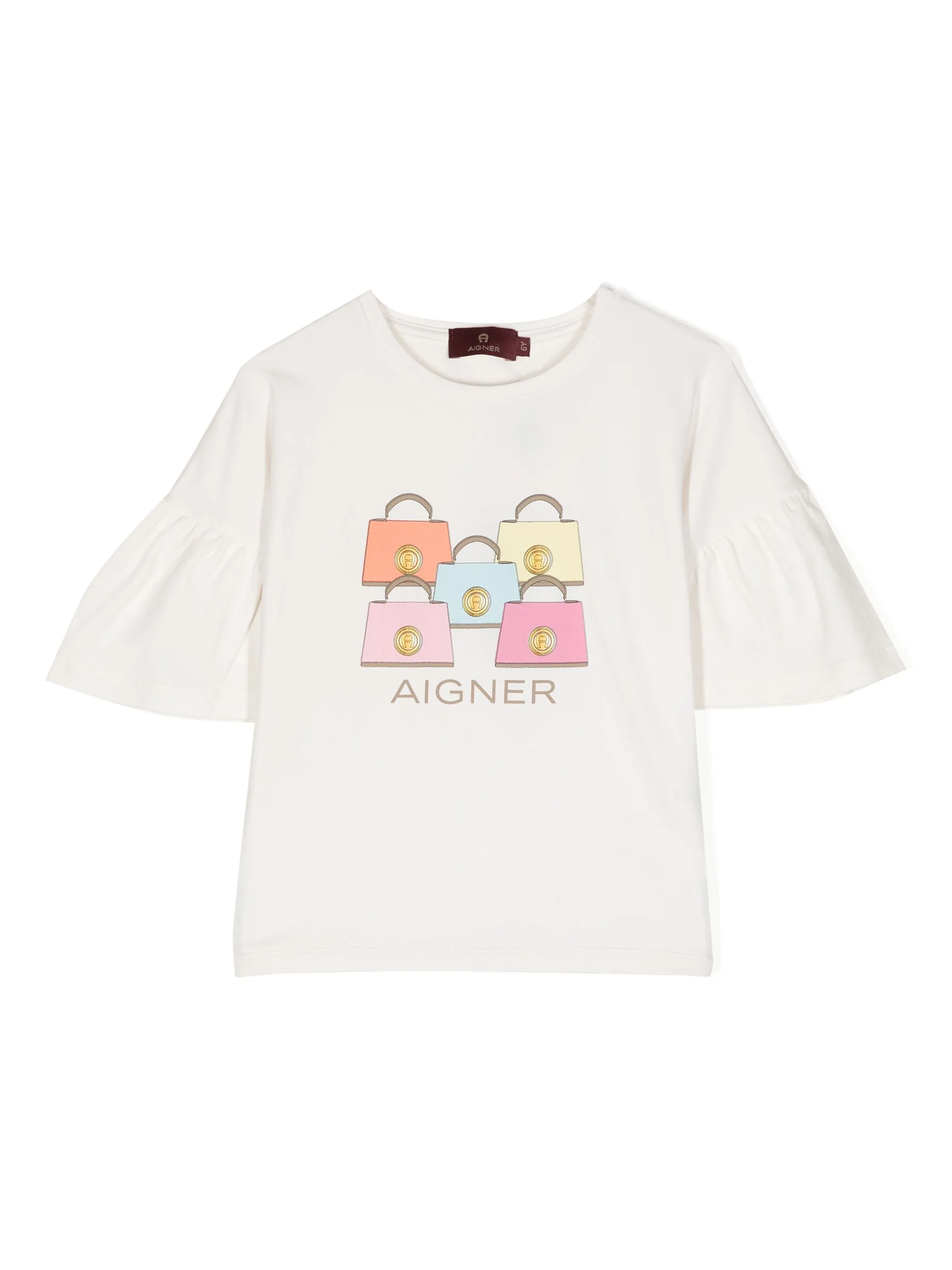 Футболка с расклешенными рукавами и графичным принтом Aigner Kids, белый
Футболка с расклешенными рукавами и графичным принтом Aigner Kids, белый