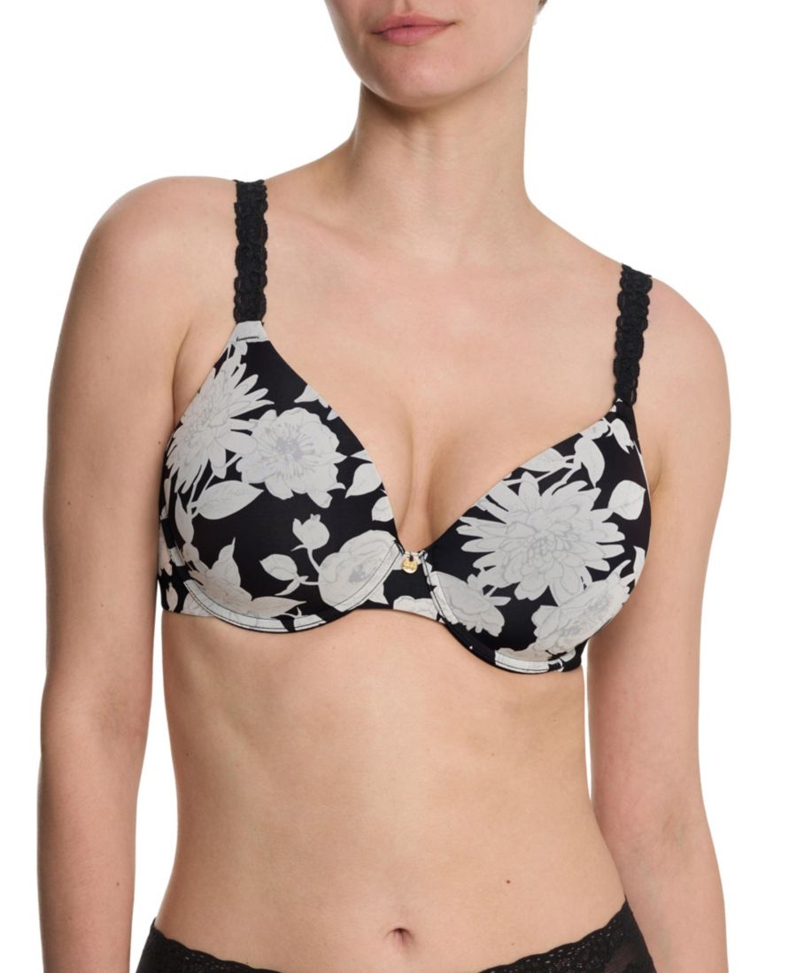 Женский бюстгальтер Pure Luxe Shaping Plunge Underwire T-Shirt Bra Natori, Black garden rose print
Женский бюстгальтер Pure Luxe Shaping Plunge Underwire T-Shirt Bra Natori, Black garden rose print