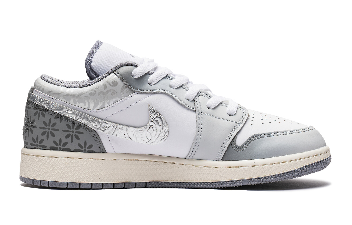 Кроссовки Air Jordan 1 Vintage Basketball Shoes Women's Low-top Gray/White, светло-серый
Кроссовки Air Jordan 1 Vintage Basketball Shoes Women's Low-top Gray/White, светло-серый