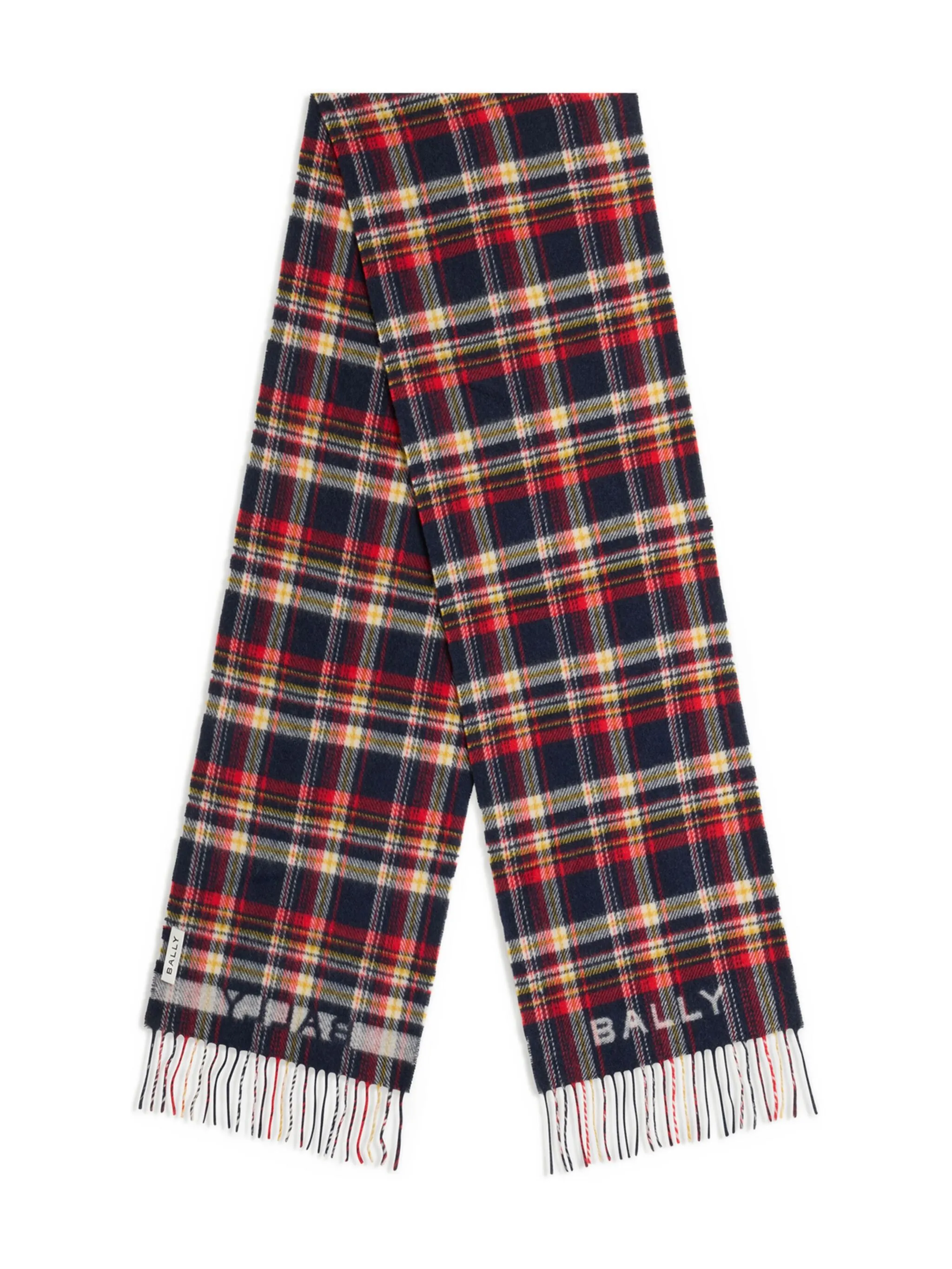 Шарф в клетку тартан Bally, синий
Шарф в клетку тартан Bally, синий