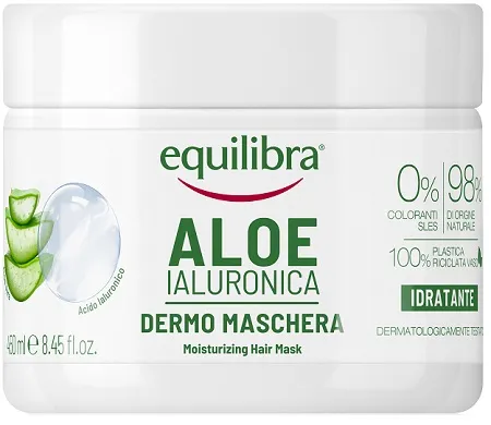 Equilibra Hair Aloe Гиалуроновая увлажняющая маска 450 мл укрепляющего действия
Equilibra Hair Aloe Гиалуроновая увлажняющая маска 450 мл укрепляющего действия
