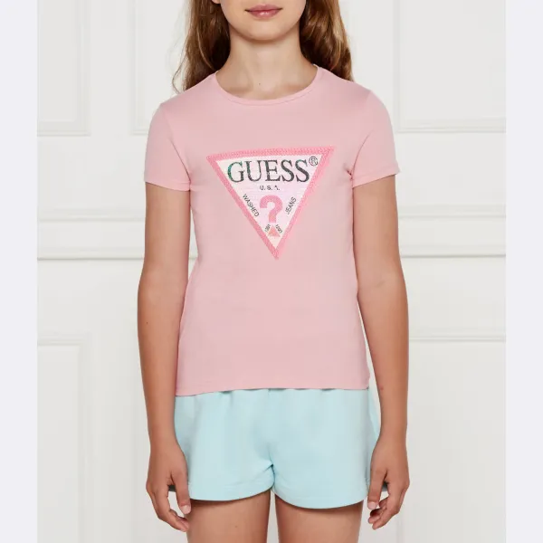 Футболка стандартного кроя Guess, розовый
Футболка стандартного кроя Guess, розовый