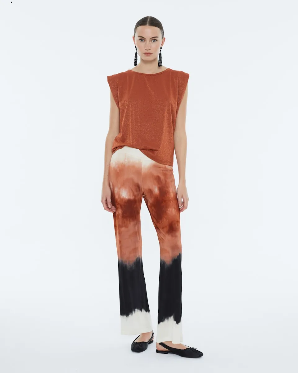 Женские широкие брюки из трикотажа с принтом на резинке Andam, песочный
Женские широкие брюки из трикотажа с принтом на резинке Andam, песочный