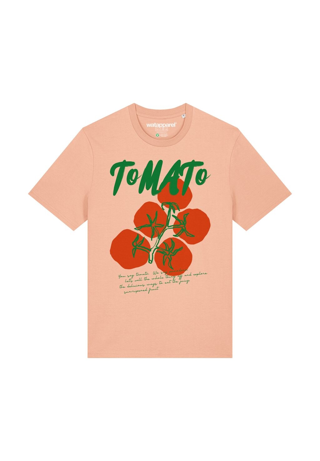 Футболка с принтом TOMATO watapparel, светло-розовый
Футболка с принтом TOMATO watapparel, светло-розовый