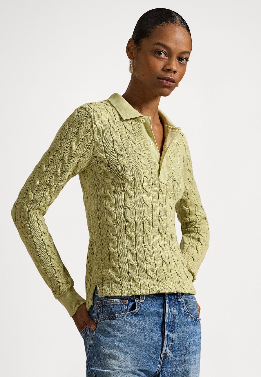 Джемпер Polo Ralph Lauren CABLE-KNIT COTTON LONG-SLEEVE POLO SHIRT, Light Olive/Olive
Джемпер Polo Ralph Lauren CABLE-KNIT COTTON LONG-SLEEVE POLO SHIRT, Light Olive/Olive
