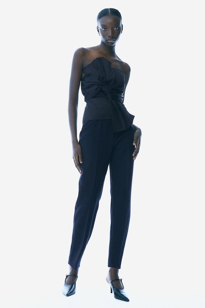 Брюки сигареты длиной до щиколотки H&M, синий
Брюки сигареты длиной до щиколотки H&M, синий