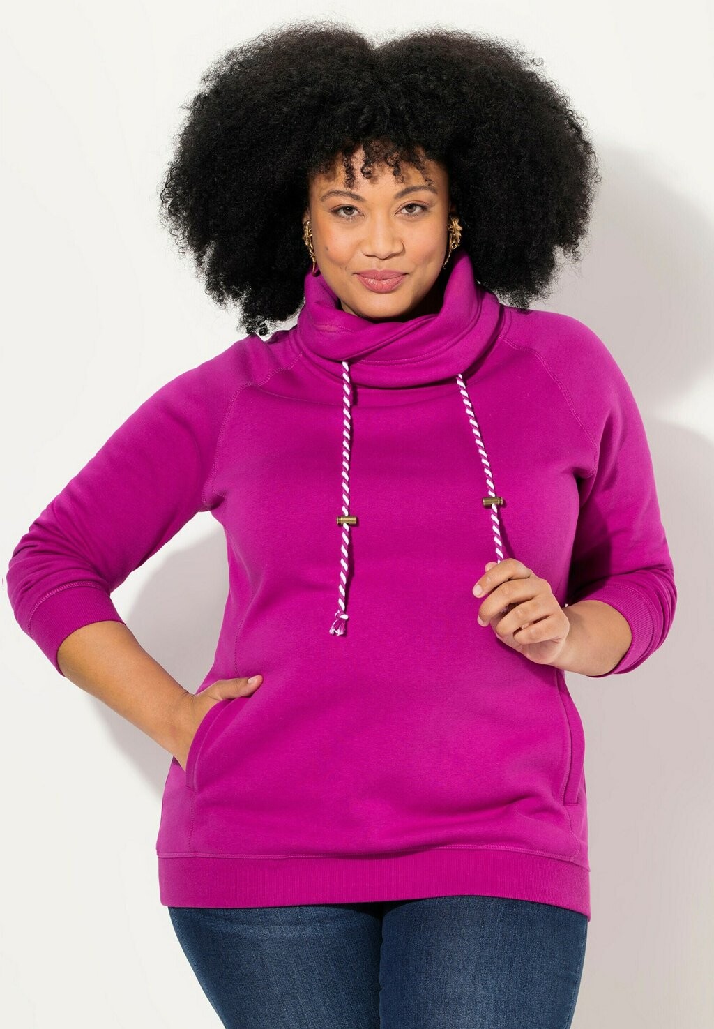 Толстовка RAGLANFORM Ulla Popken, розовый
Толстовка RAGLANFORM Ulla Popken, розовый