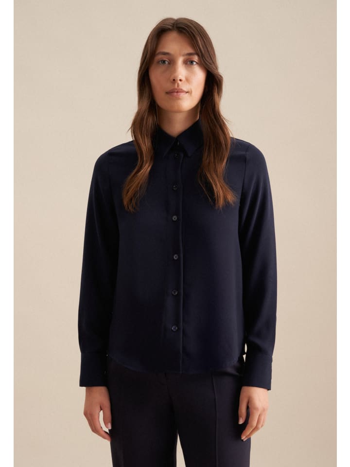 Блузка Seidensticker, темно-синий
Блузка Seidensticker, темно-синий