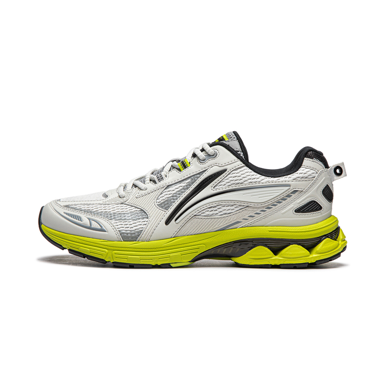 Кроссовки для бега Shake 2.0 мужские с низким верхом светло-лаймового/экстремально-серого цвета Lining
Кроссовки для бега Shake 2.0 мужские с низким верхом светло-лаймового/экстремально-серого цвета Lining