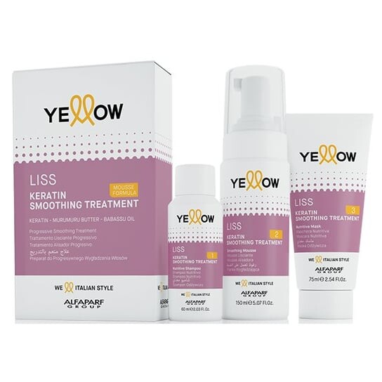 Набор для кератинового выпрямления волос Alfaparf, Yellow Liss
Набор для кератинового выпрямления волос Alfaparf, Yellow Liss