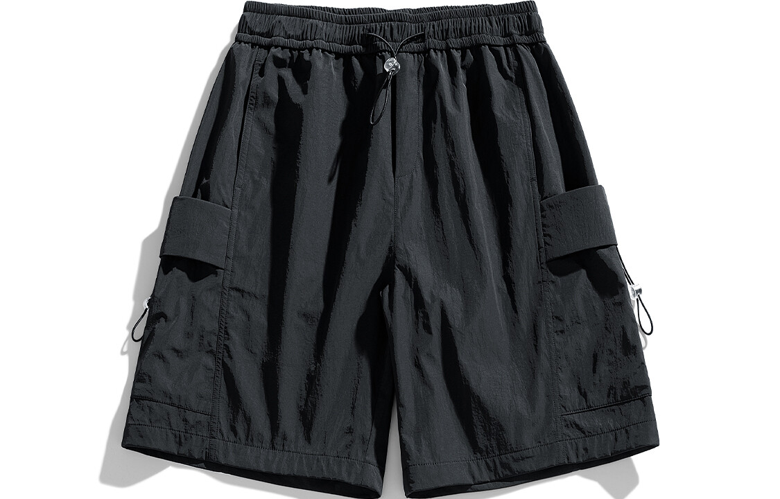 K411 Шорты-карго унисекс, Черный
K411 Шорты-карго унисекс, Черный