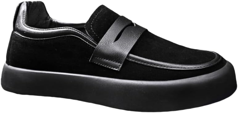 Мужские модные лоферы - повседневная обувь с толстой подошвой - круглый носок, невысокий каблук - удобные и мягкие - подходят для ежедневного использования круглый год Spkfhd, черный
Мужские модные лоферы - повседневная обувь с толстой подошвой - круглый носок, невысокий каблук - удобные и мягкие - подходят для ежедневного использования круглый год Spkfhd, черный