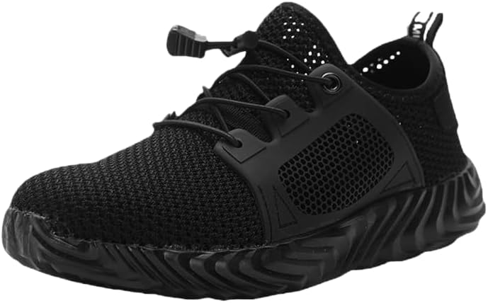 Мужские дышащие ботинки с сеткой, стальным носком, легкие, устойчивые к проколам, противоскользящие кроссовки Generic, черный
Мужские дышащие ботинки с сеткой, стальным носком, легкие, устойчивые к проколам, противоскользящие кроссовки Generic, черный