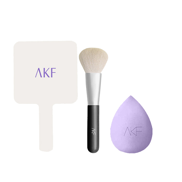 Ручное зеркало, ватные диски и набор кистей для макияжа три предмета набор инструментов для макияжа AKF
Ручное зеркало, ватные диски и набор кистей для макияжа три предмета набор инструментов для макияжа AKF