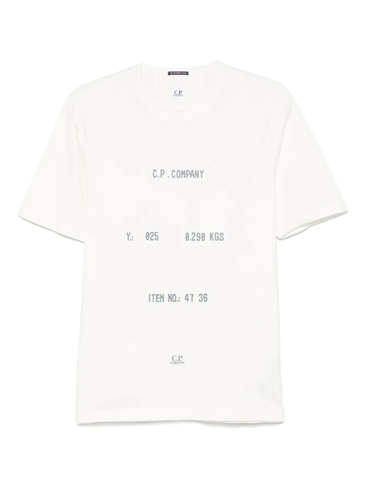 Футболка с текстовым принтом C.P. Company, белый
Футболка с текстовым принтом C.P. Company, белый