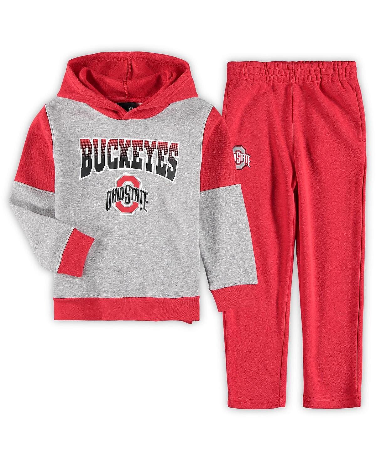 Комплект из толстовки и брюк с капюшоном Scarlet Ohio State Buckeyes Genuine Stuff, красный/серый
Комплект из толстовки и брюк с капюшоном Scarlet Ohio State Buckeyes Genuine Stuff, красный/серый