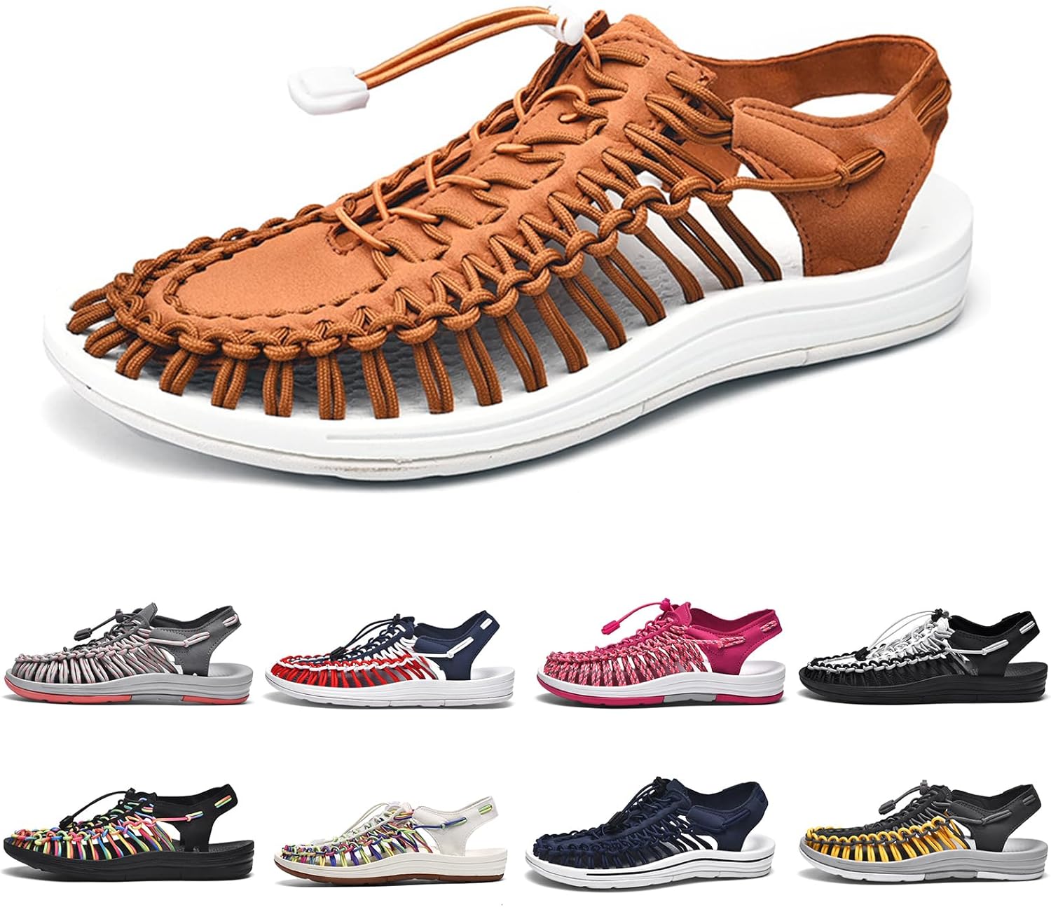 Крупный размер унисекс спортивные сандалии на веревке, мужские рыбацкие туфли, женские ручные плетеные туфли, удобные легкие пляжные сандалии для пар Gezolligheid, коричневый
Крупный размер унисекс спортивные сандалии на веревке, мужские рыбацкие туфли, женские ручные плетеные туфли, удобные легкие пляжные сандалии для пар Gezolligheid, коричневый