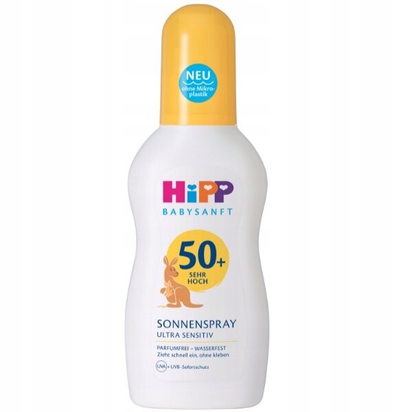 Hipp, Солнцезащитный спрей-бальзам Spf50+, 150 мл
Hipp, Солнцезащитный спрей-бальзам Spf50+, 150 мл