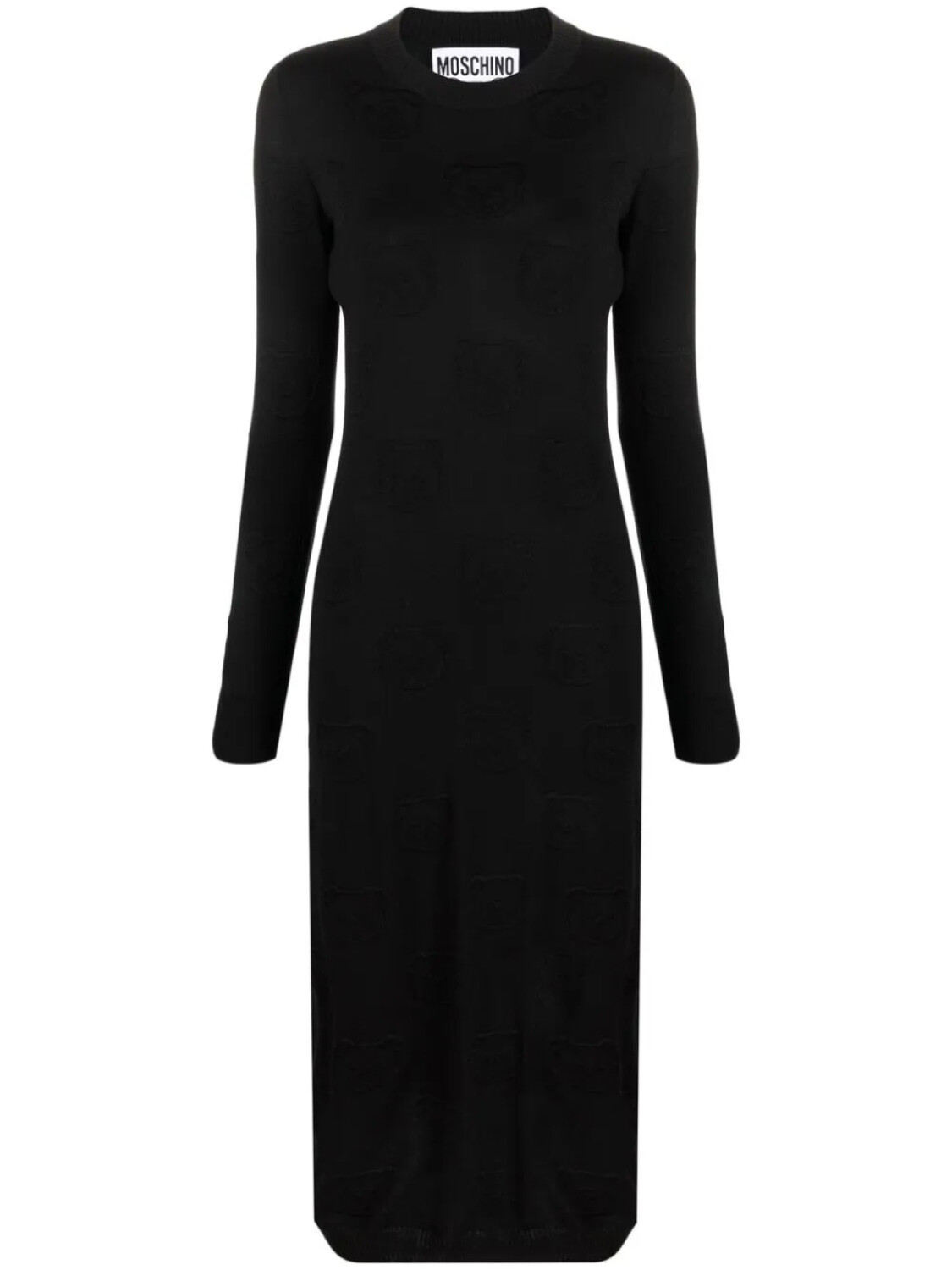 Moschino облегающее трикотажное платье миди, черный
Moschino облегающее трикотажное платье миди, черный