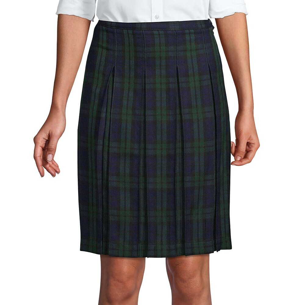 Женская клетчатая плиссированная юбка в клетку Lands End для школьной формы Lands' End, цвет Navy Green Plaid
Женская клетчатая плиссированная юбка в клетку Lands End для школьной формы Lands' End, цвет Navy Green Plaid