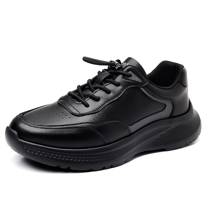 Амортизирующие, дышащие, легкие, низкие повседневные туфли, мужские, черные Mulinsen, Black 
Амортизирующие, дышащие, легкие, низкие повседневные туфли, мужские, черные Mulinsen, Black