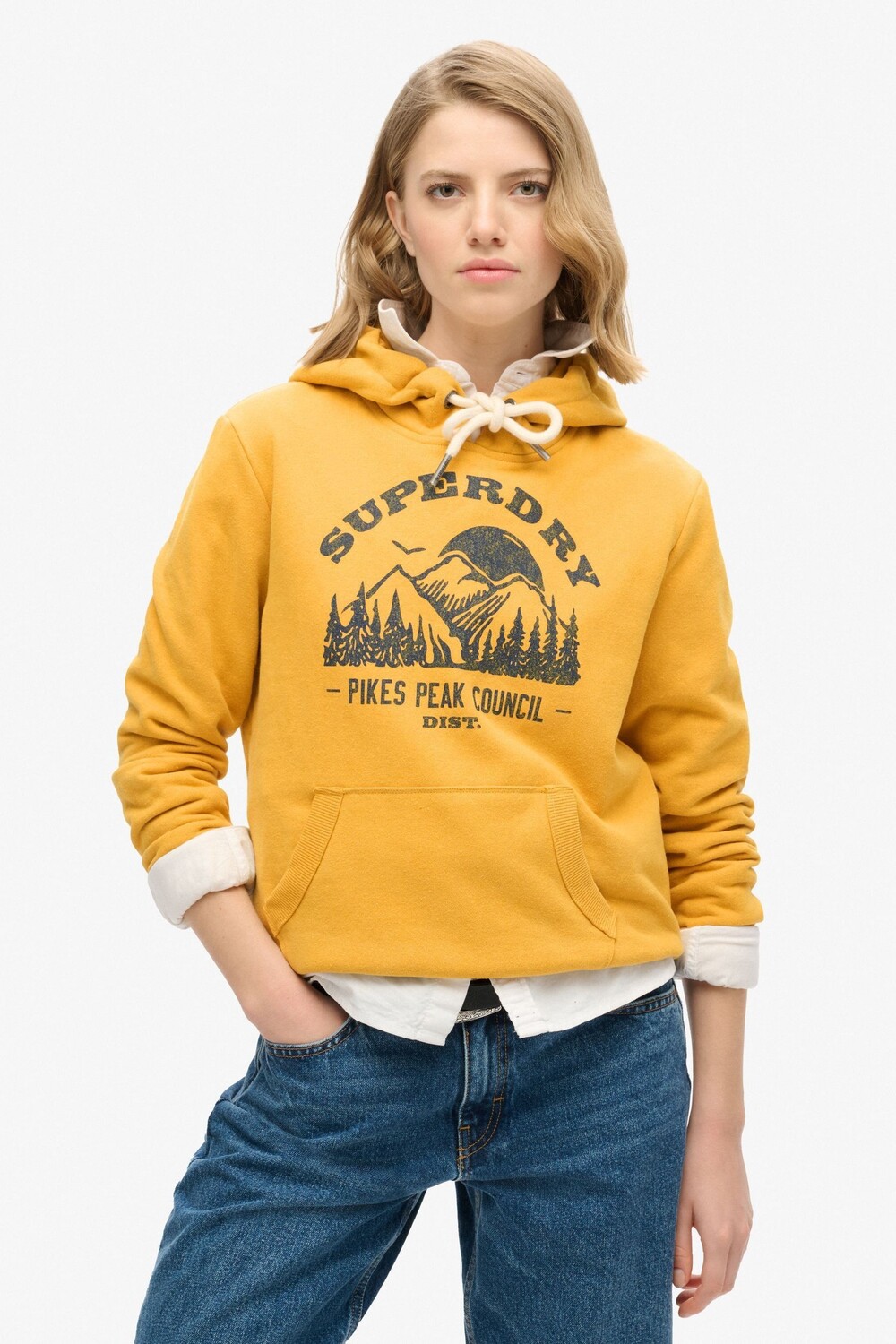 Толстовка с капюшоном Lo Fi с графическим принтом Superdry, желтый
Толстовка с капюшоном Lo Fi с графическим принтом Superdry, желтый