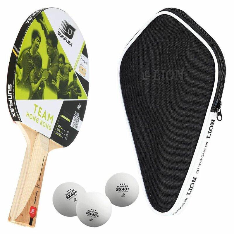 Ракетка для настольного тенниса Sunflex TEAM HONG KONG + чехол для настольного тенниса + 3 мяча SX+ TT
Ракетка для настольного тенниса Sunflex TEAM HONG KONG + чехол для настольного тенниса + 3 мяча SX+ TT