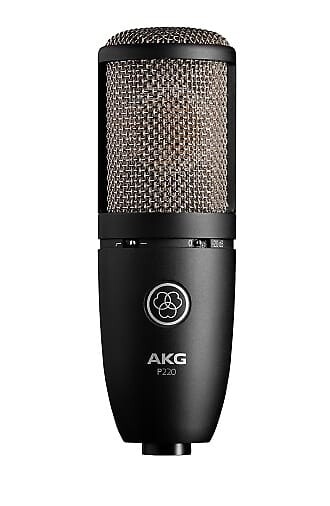 Конденсаторный микрофон AKG P220 Large Diaphragm Cardioid Condenser Microphone 
Конденсаторный микрофон AKG P220 Large Diaphragm Cardioid Condenser Microphone