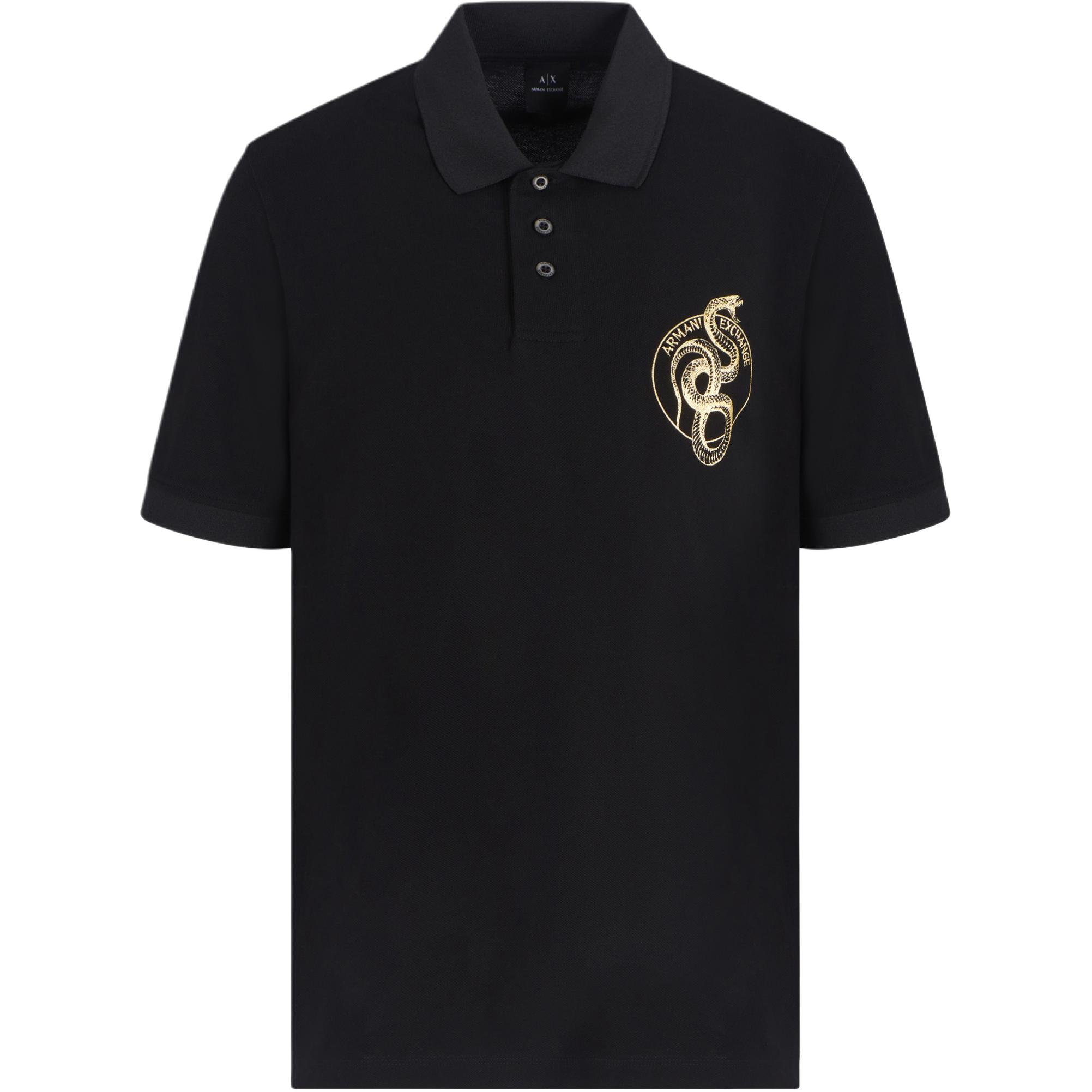Хлопковая поло ARMANI EXCHANGE, черный
Хлопковая поло ARMANI EXCHANGE, черный