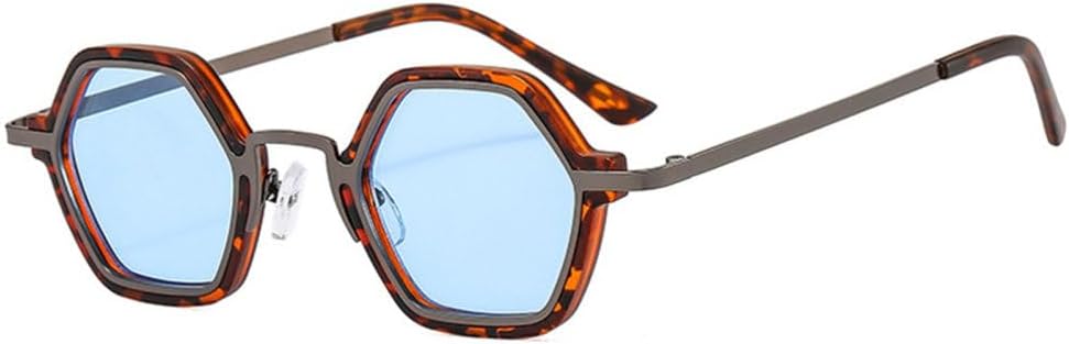 Ретро-солнцезащитные очки Polygon для женщин, модные очки с прозрачными линзами с градиентом Ocean, модные солнцезащитные очки в стиле панк с защитой от УФ-излучения UV400 для мужчин TYUVIVO, Leopard Blue
Ретро-солнцезащитные очки Polygon для женщин, модные очки с прозрачными линзами с градиентом Ocean, модные солнцезащитные очки в стиле панк с защитой от УФ-излучения UV400 для мужчин TYUVIVO, Leopard Blue