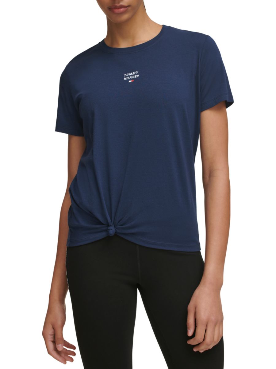 Футболка с логотипом спереди Tommy Hilfiger, темно-синий
Футболка с логотипом спереди Tommy Hilfiger, темно-синий