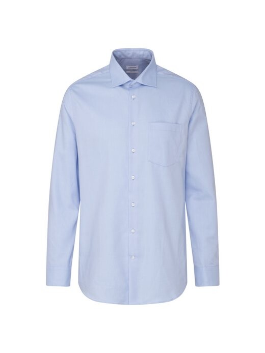 Деловая рубашка стандартного размера с длинным рукавом Seidensticker, синий 
Деловая рубашка стандартного размера с длинным рукавом Seidensticker, синий