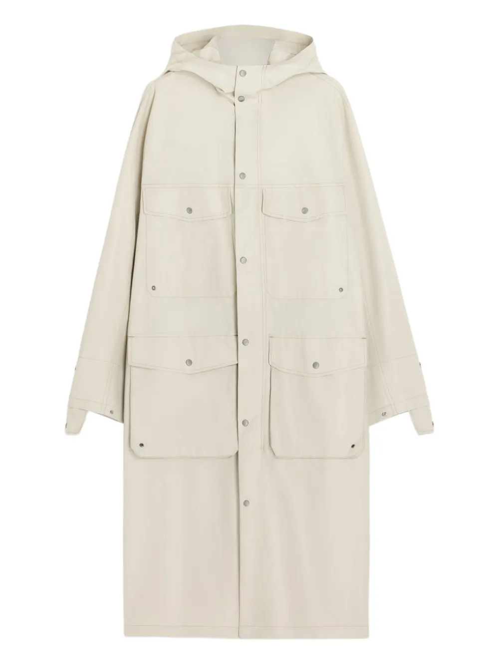 Плащ Utility на кнопках Lemaire, белый
Плащ Utility на кнопках Lemaire, белый