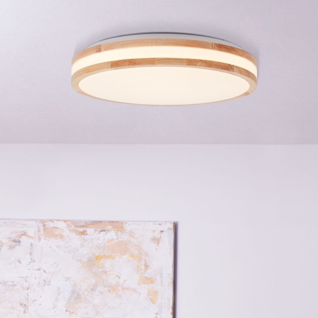 BRILLIANT Laskos LED настенный и потолочный светильник 38см светлое дерево/белый светлое дерево/белый G99525/75
BRILLIANT Laskos LED настенный и потолочный светильник 38см светлое дерево/белый светлое дерево/белый G99525/75