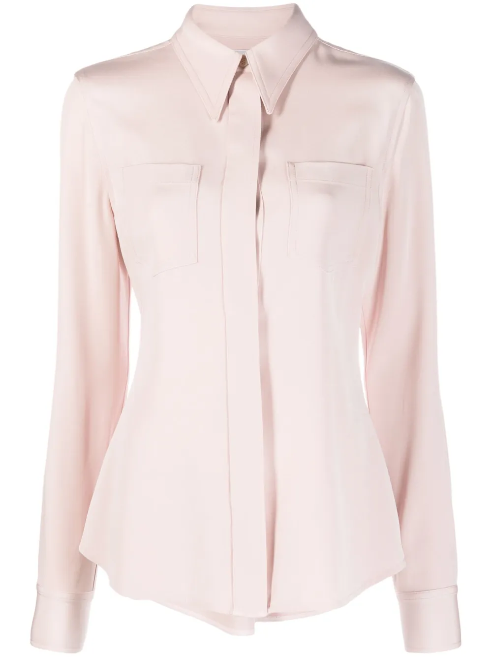 Прозрачная рубашка с длинными рукавами VICTORIA BECKHAM, розовый
Прозрачная рубашка с длинными рукавами VICTORIA BECKHAM, розовый