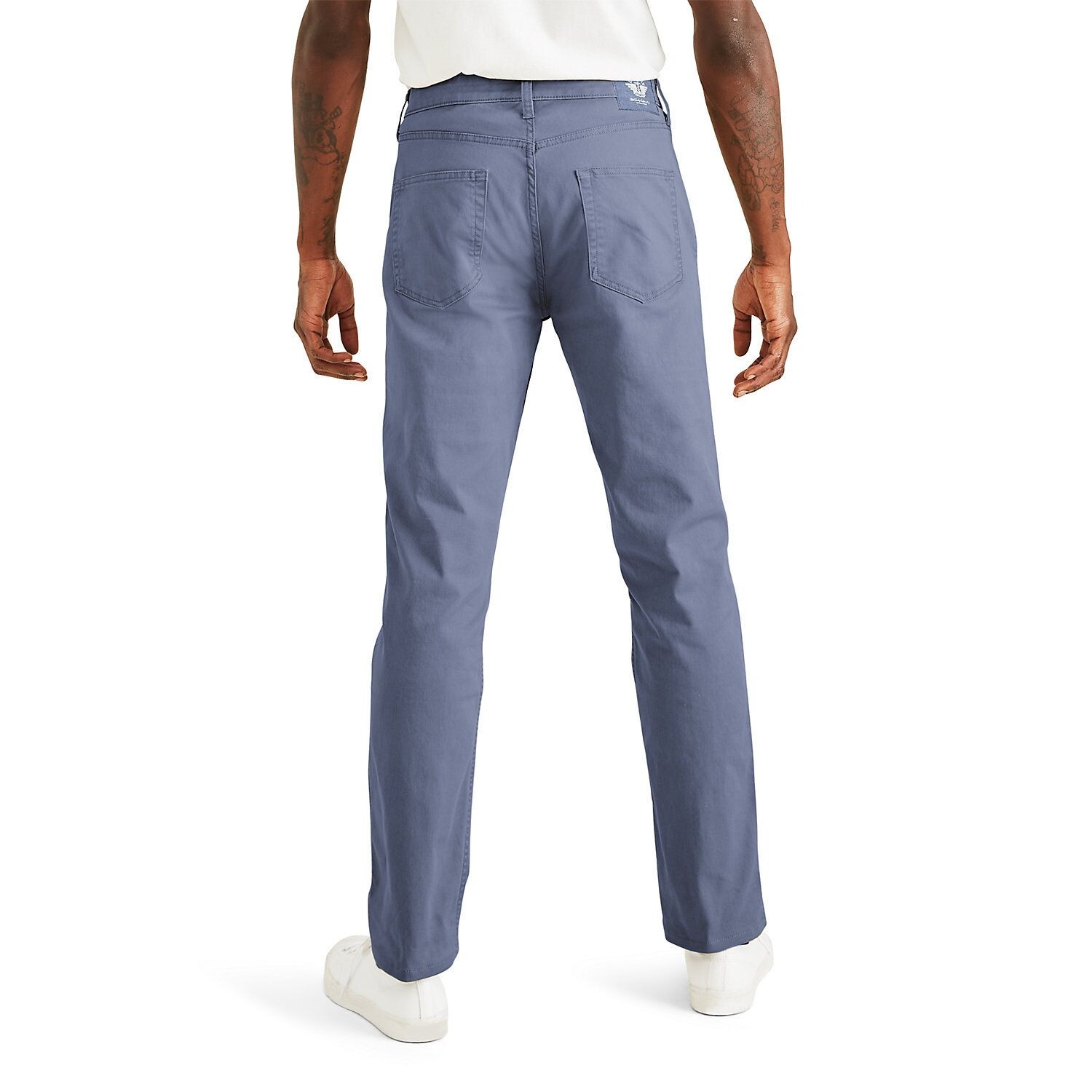 Мужские всесезонные брюки джинсового кроя Dockers цвета хаки 
Мужские всесезонные брюки джинсового кроя Dockers цвета хаки