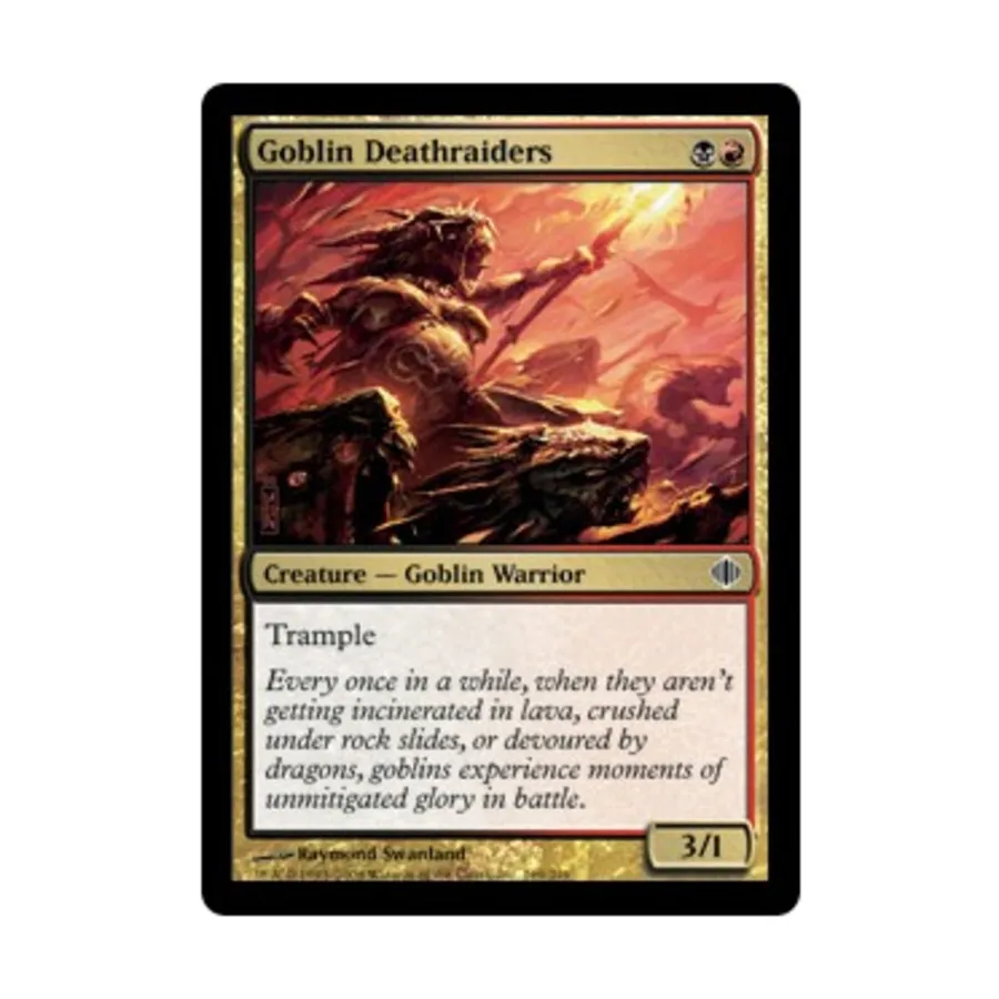 CCG Гоблины-наездники смерти (C) (фольга), MTG - Shards of Alara
CCG Гоблины-наездники смерти (C) (фольга), MTG - Shards of Alara