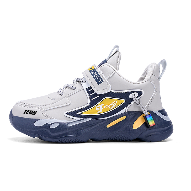 Противоскользящие и дышащие детские кроссовки для бега FCMM, серый/синий
Противоскользящие и дышащие детские кроссовки для бега FCMM, серый/синий