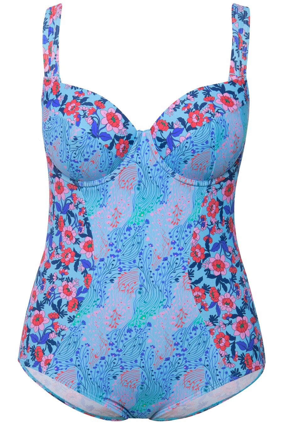 Купальник-футболка Ulla Popken, Mottled Blue
Купальник-футболка Ulla Popken, Mottled Blue