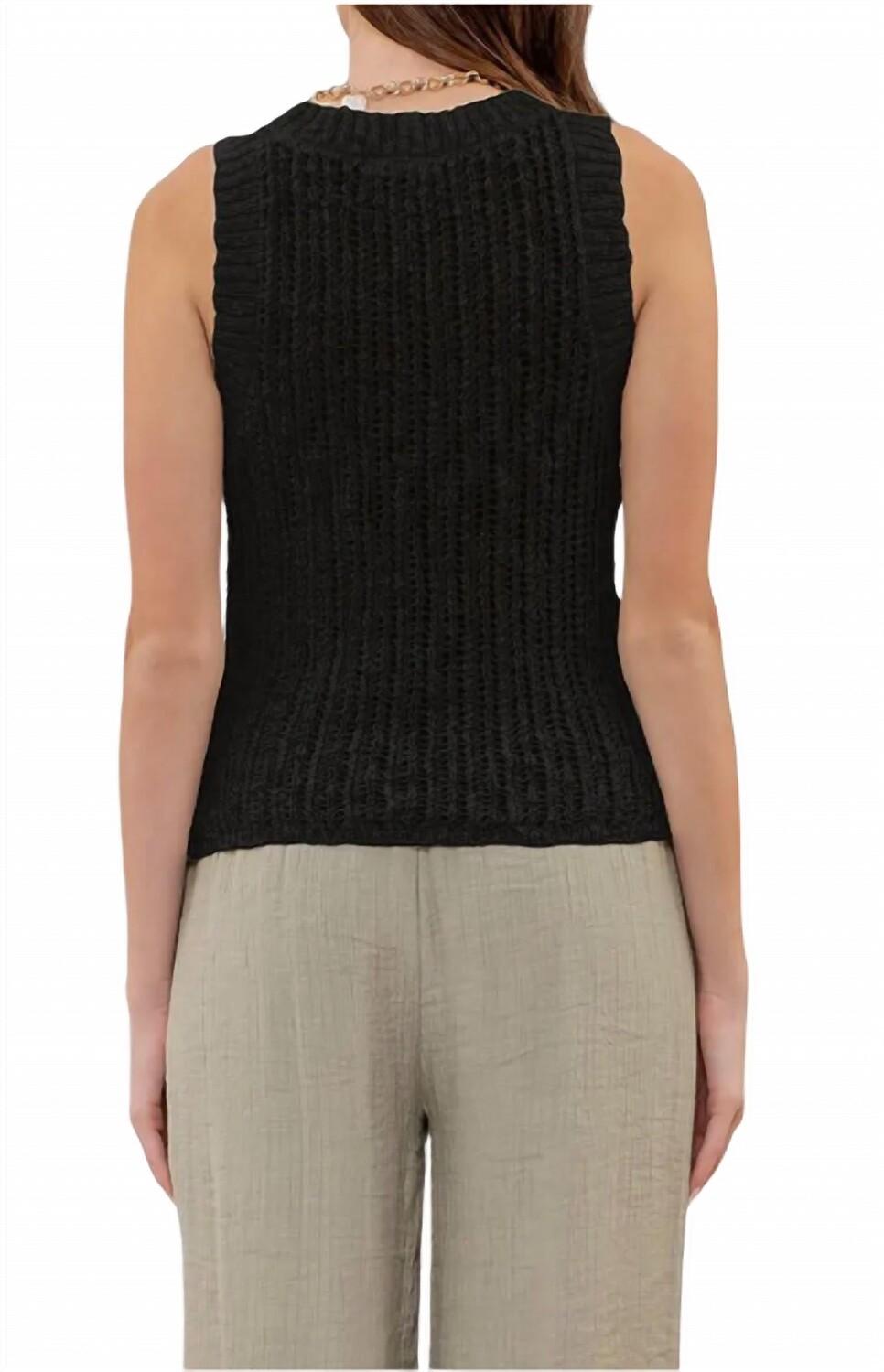 Черная майка, черный
Черная майка, черный